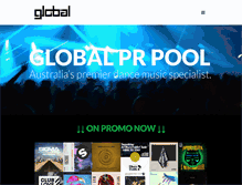 Tablet Screenshot of globalprpool.com